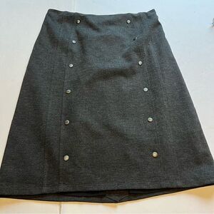 Spanner Women's Pencil Skirt Dark Gray Size 8 Midi